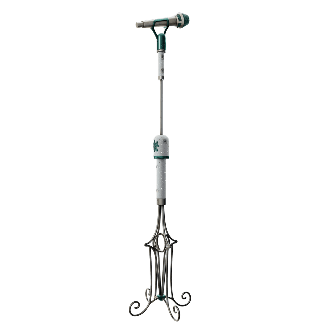 Imagen de Micrófono de plata