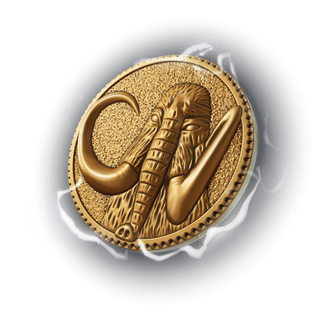 Imagen de Moneda de mastodonte