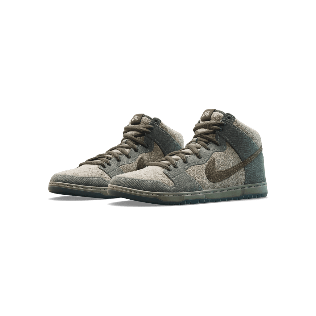 Imagen de Nike SB Dunk High "Medium Grey/Smoke-Cool Grey"