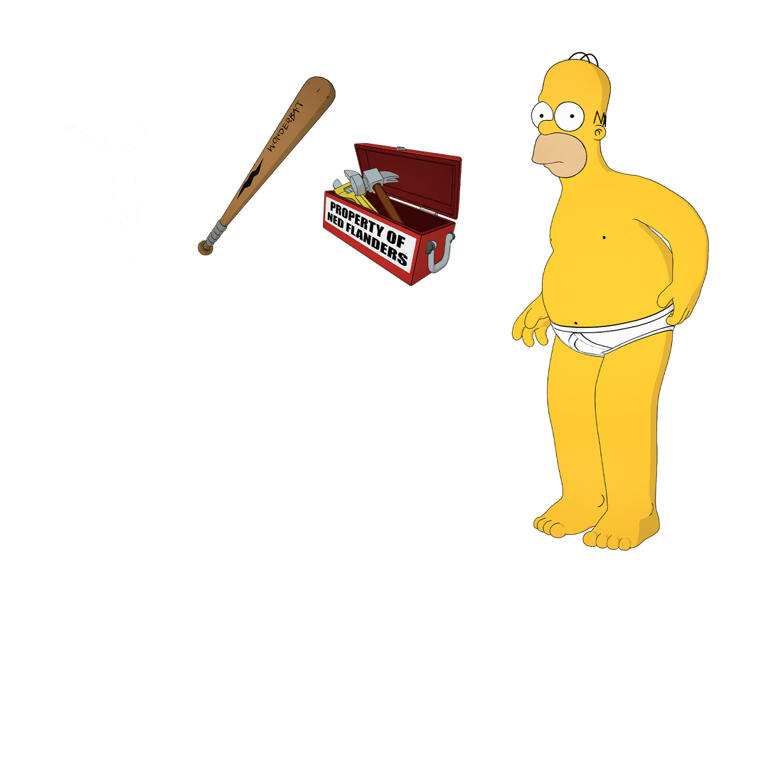 Imagen de Homero en calzoncillos