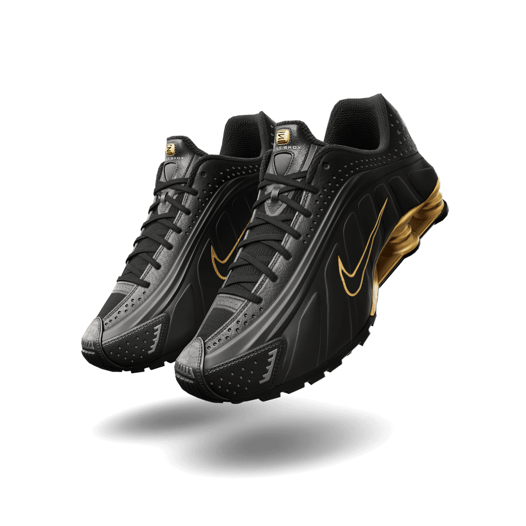 Imagen de Nike Shox R4 "Black/Gold"